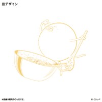 「はぐちさん プレート（YELLOW）」に使用されているイラスト。