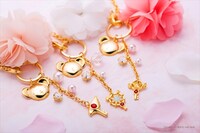 「カードキャプターさくら クリアカード編」とアクセサリーブランド・Liefelがコラボしたチェーン。