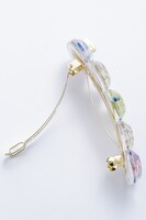 冬組モデルのバレッタ。