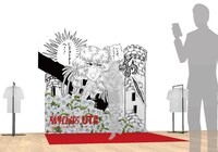 フォトブースのイメージ。