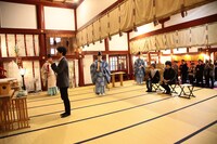 ヒット祈願祭の様子。
