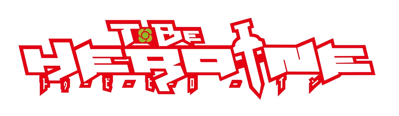 「TO BE HEROINE」のロゴ。
