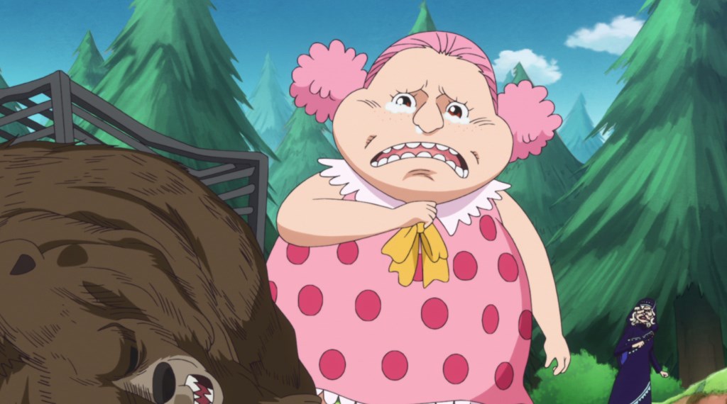 第836話「マムの秘密 巨人の島と小さな怪物」場面カット