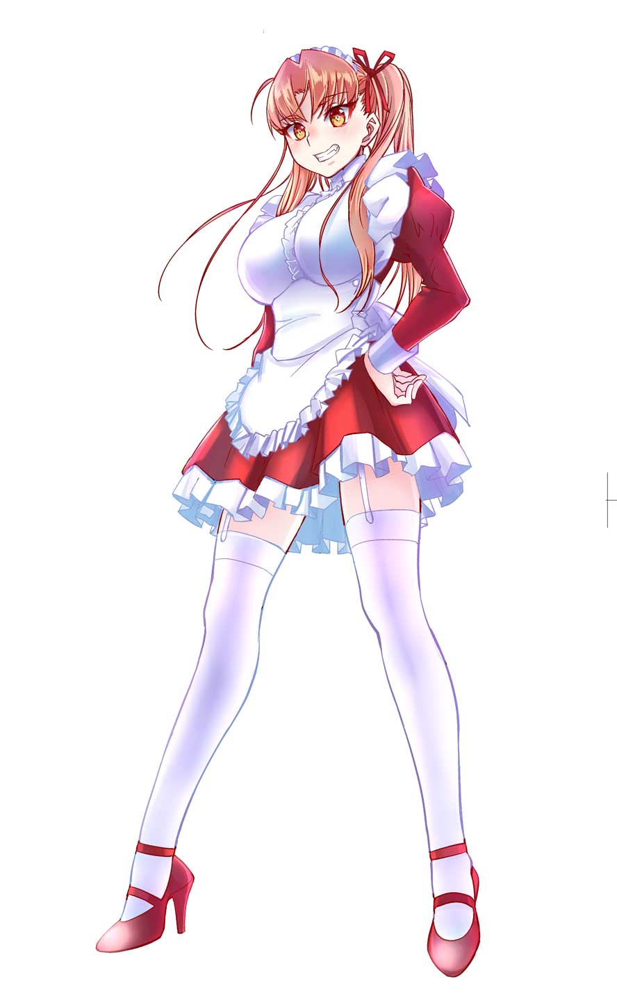 「おしかけメイドの白雪さん」に登場するメイド、赤月。