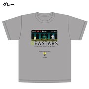 「レトロゲーム風ドット絵Tシャツ（グレー）」