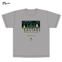 「レトロゲーム風ドット絵Tシャツ（グレー）」