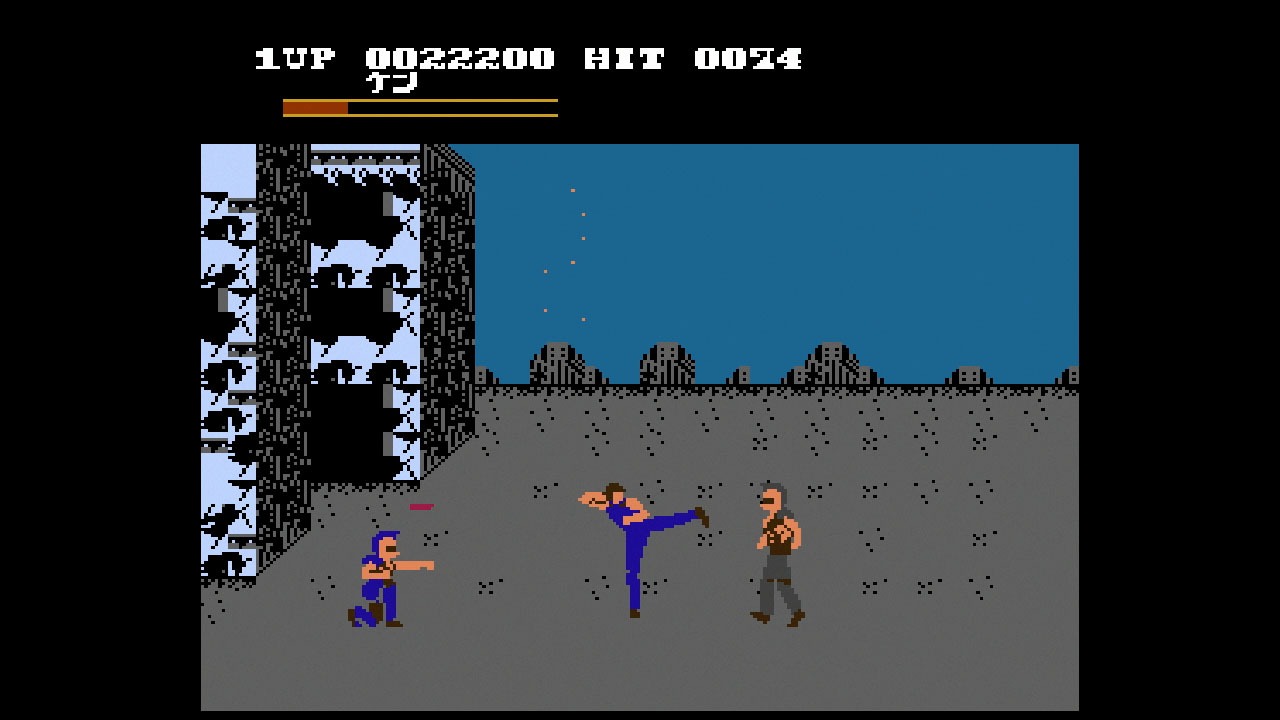 「北斗の拳」のゲーム画面。(c)武論尊・原哲夫／NSP・東映アニメーション (c)東映アニメーション