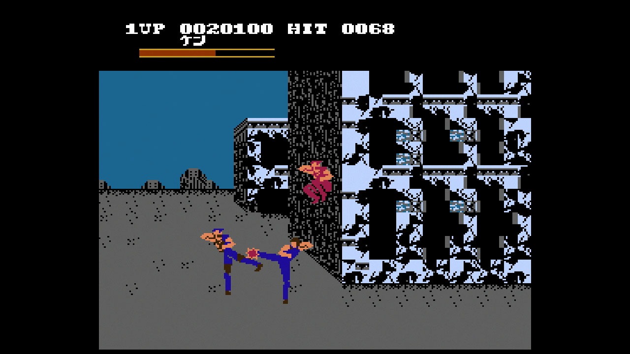 「北斗の拳」のゲーム画面。(c)武論尊・原哲夫／NSP・東映アニメーション (c)東映アニメーション