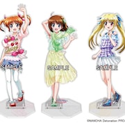 「リリカルなのは」高さ約60cmのアクリルスタンド、描き下ろしイラストを使用