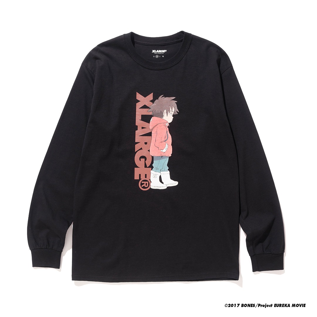 「L/S TEE RENTON」ブラック