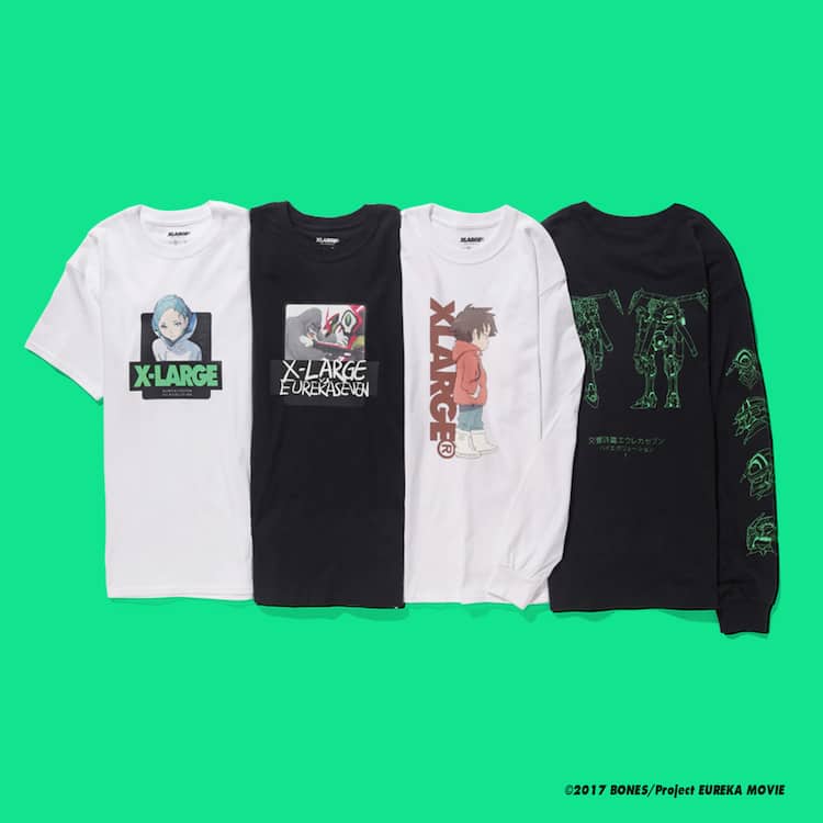エウレカセブン」TシャツがXLARGEから、レントンのウエストバッグも 