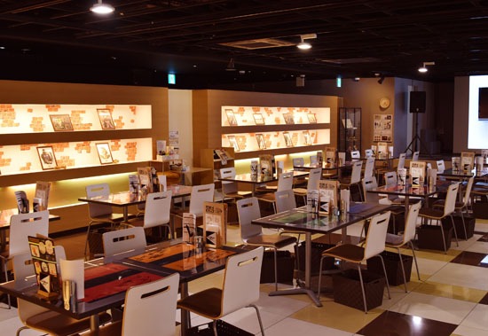 「『カウボーイビバップ』×アニメイトカフェ」店内の様子。