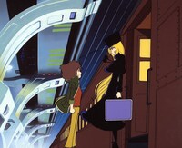 アニメ「銀河鉄道999」より。