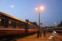 西島大介、かくたみほのコラボフォト。