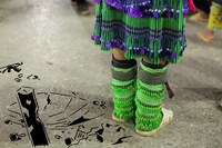 西島大介、かくたみほのコラボフォト。