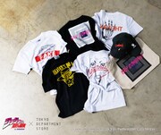 「ジョジョの奇妙な冒険 ダイヤモンドは砕けない」とTOKYO DEPARTMENT STOREのコラボグッズ。