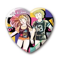 「うる星やつら ハート缶バッジ」