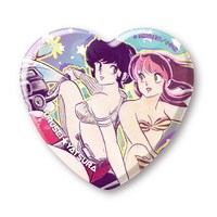 「うる星やつら ハート缶バッジ」