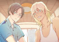 スピンオフ「レオとマブ～ふたりはさらざんまい～」イラスト(c) イクニラッパー・斎藤岬/幻冬舎コミックス