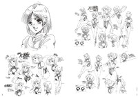 「美樹本晴彦キャラクターワークス」より。