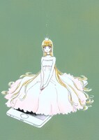 「さよならデイジー 眉月じゅん初期短編集」の巻頭に掲載されているカラーカット。