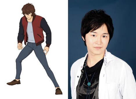 逢坂良太演じるレイ。法学部の学生。アンドロメダの総司令官の魂を持つ。行方不明になった親友タイラを探しに、危険なタイムジャンプを敢行し、地球神アルファと出逢う。