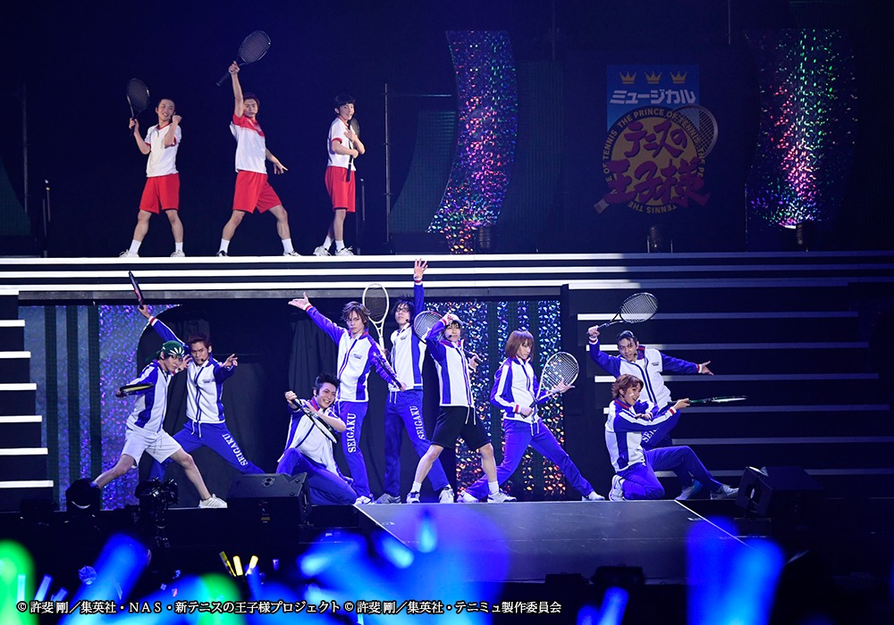 「ミュージカル『テニスの王子様』15周年記念コンサート Dream Live 2018」より、青学の面々。