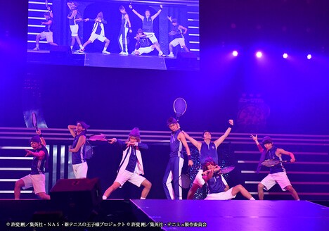 「ミュージカル『テニスの王子様』15周年記念コンサート Dream Live 2018」より、比嘉の面々。