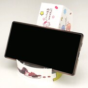付録のペーパースマホスタンド。