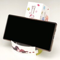 付録のペーパースマホスタンド。