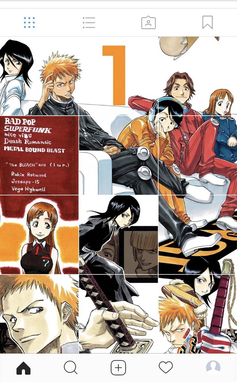「BLEACH」公式Instagramのイメージ。
