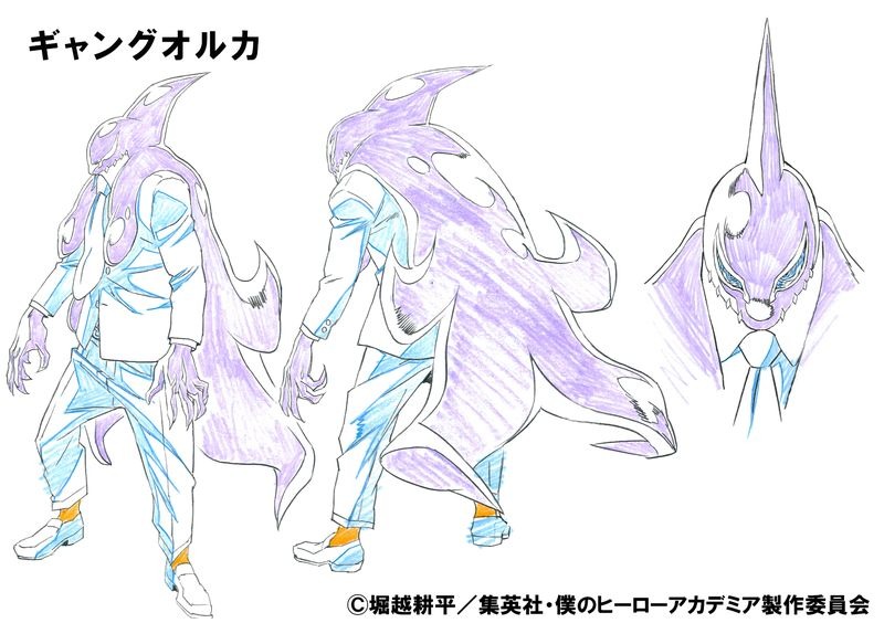 ギャングオルカの設定画。