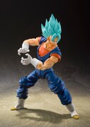 本イベントの開催を記念したフィギュア「S.H.Figuarts　Super Saiyan God SS〔Super Saiyan〕VEGITO–Event Exclusive Color Edition-」。