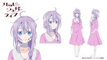 さとうの叔母（CV：井上喜久子）のキャラクター設定画。
