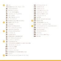 「CHANxCO作品集 CHANxBOX」目次。