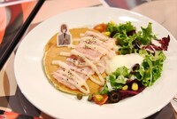 「明智吾郎のベーコンエッグパンケーキ」