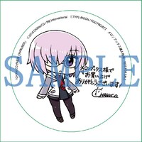 メロンブックス特典の円型ステッカー。