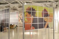 「DEVILMAN crybaby SABBATH SHIBUYA」展示の様子。