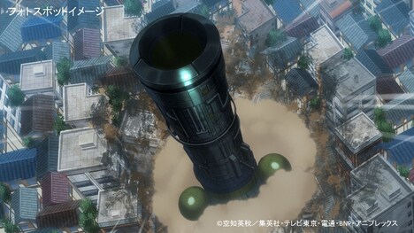 「ネオアームストロングサイクロンジェットアームストロング源外砲」のイメージ。(c)空知英秋／集英社・テレビ東京・電通・BNP・アニプレックス
