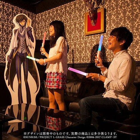 「等身大POP ～1/1 パネルプリンス～ ルルーシュ・ランペルージ」使用イメージ