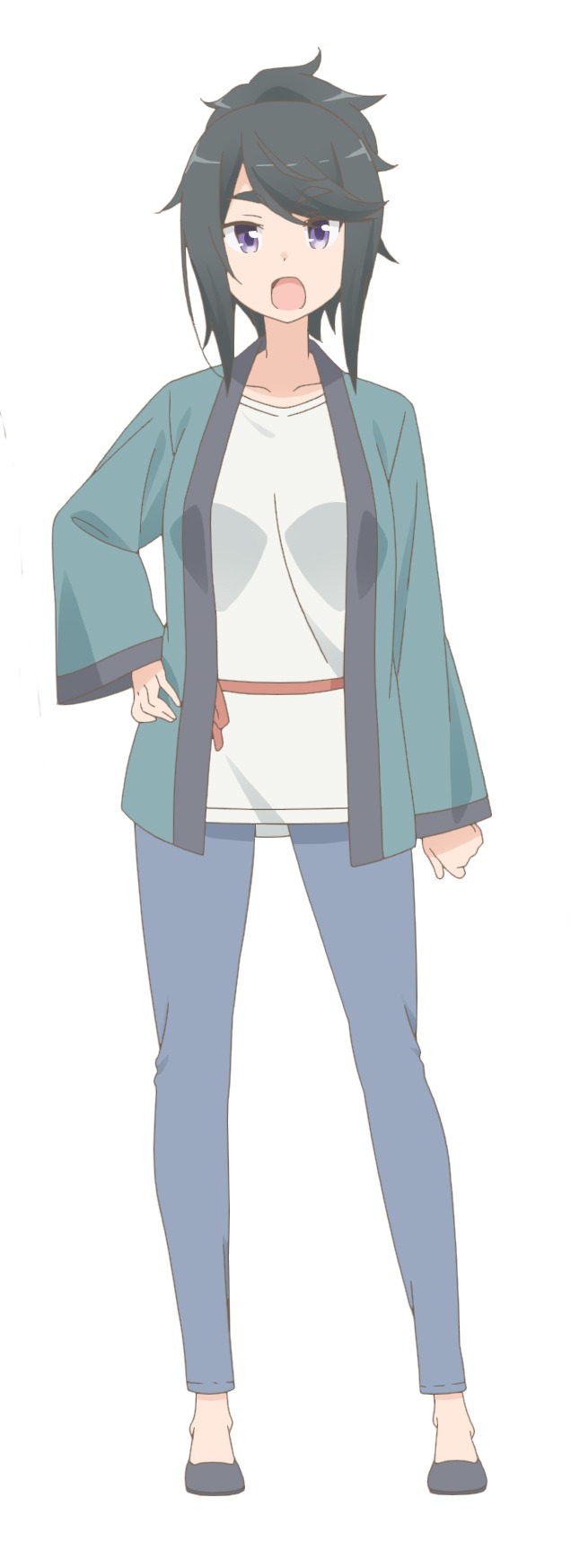 八穂錦（CV：伊藤静）のキャラクタービジュアル。