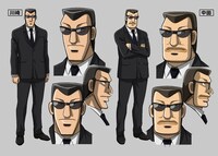 川崎敏政（CV：西山宏太朗）、中田（CV：濱野大輝）キャラクター設定画