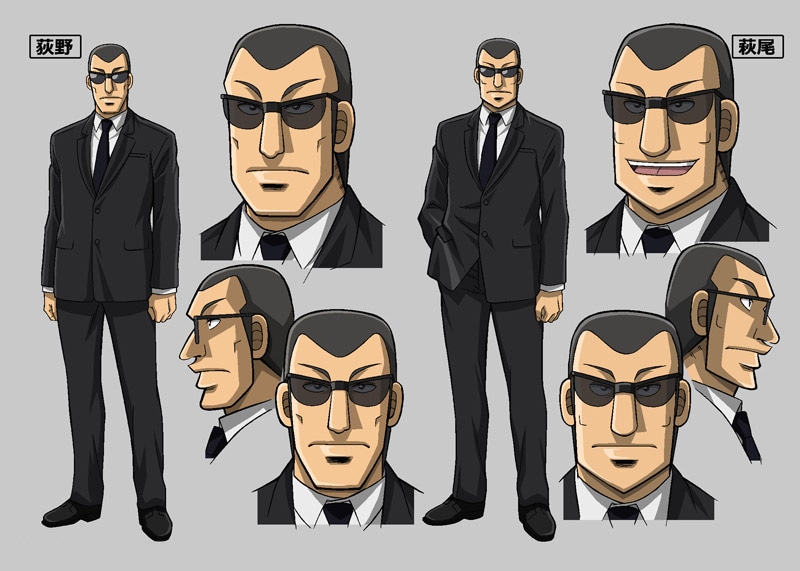 荻野圭一（CV：石田彰）、萩尾純一（CV：河西健吾）のキャラクター設定画