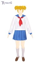 ポプ子とピピ美のコスチュームセット。