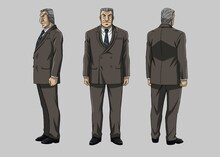 利根川幸雄（CV：森川智之）キャラクター設定画