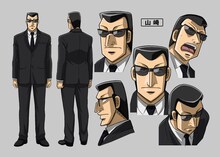 山崎健二（CV：羽多野渉）キャラクター設定画