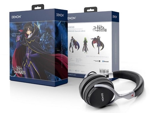 「ワイヤレス・ノイズキャンセリング・ヘッドホン AH-GC20 コードギアス 反逆のルルーシュ スペシャルエディション」パッケージ。