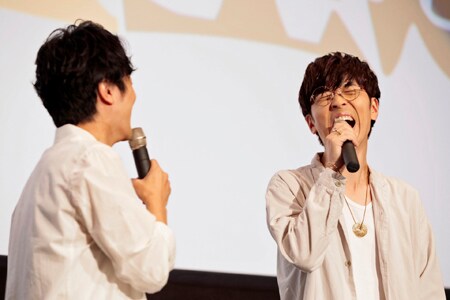 左から福山潤、櫻井孝宏。