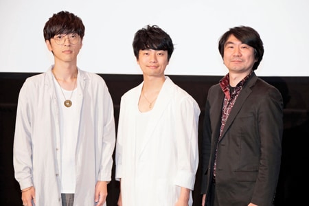 左から櫻井孝宏、福山潤、土屋康昌。