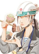 「三十路飯 肉」イラスト